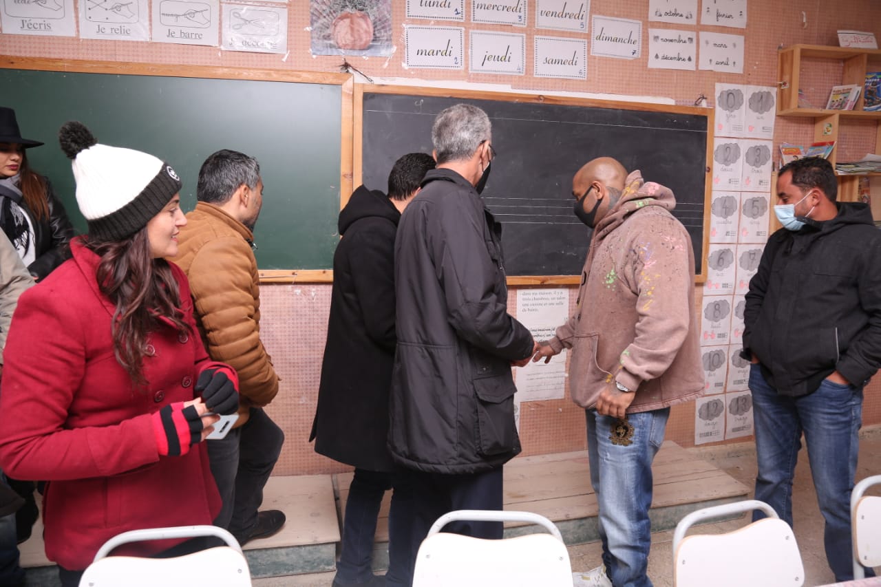 École rénovée à Kasserine